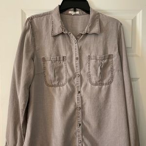 Maurice’s Beige Women’s Large Button Front Top